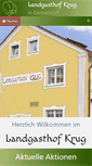 Mobile Screenshot of landgasthof-krug.de